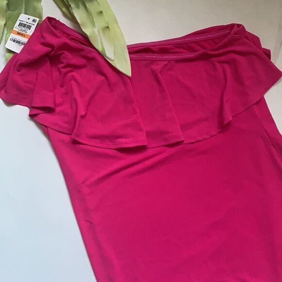 🎀nwt Inc International Concepts Ruffled One-shoulder Top🎀 - Picture 8 of 9